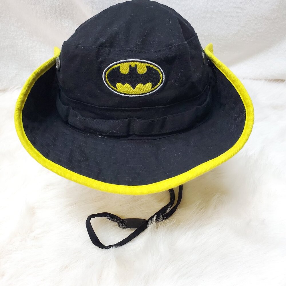 Batman Bucket Hat Round Sun Hat Shade Cap Kids Youth